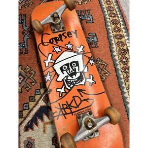 Vintage Krooked Skateboards Dan Drehobl Wheels & Deck "Corpsey" Skateboard